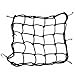 Price comparison product image NUOLUX Cargo Net 6 Hooks for Luggage Motorcycle Helmet 40 x 40 cm Black