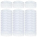 Essentiel du mariage: Complétez votre ensemble de mariée avec ces peignes latéraux à poils torsadés français spécialement conçus pour maintenir les voiles de mariage en place. Le design classique et la construction robuste garantissent que votre voile reste solidement attaché tout au long de votre journée spéciale, vous permettant de marcher dans l’allée avec confiance et grâce. Ces peignes de voile de mariage sont un accessoire indispensable pour les mariées.