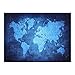Puzzle per Adulti 500 Pezzi Mappa del Mondo Puzzle per Adulti 500 Pezzi Mappa del Mondo per la Famiglia Tempo Brain Challenge Puzzle 52x38 cm