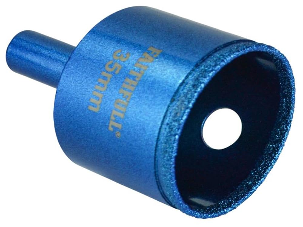 Scie cloche diamant 35mm pour percer la céramique sans fissure