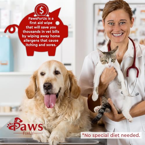 PawsFurUs® All-Natural Pet Wipes for Dogs & Cats - Doctor-Formulated for Total Pet Care with Antifungal & Antibacterial Protection, pH Balancing, Moisturizing, Deodorizing & Fast Itch Relief - 72ct. - Image 6
