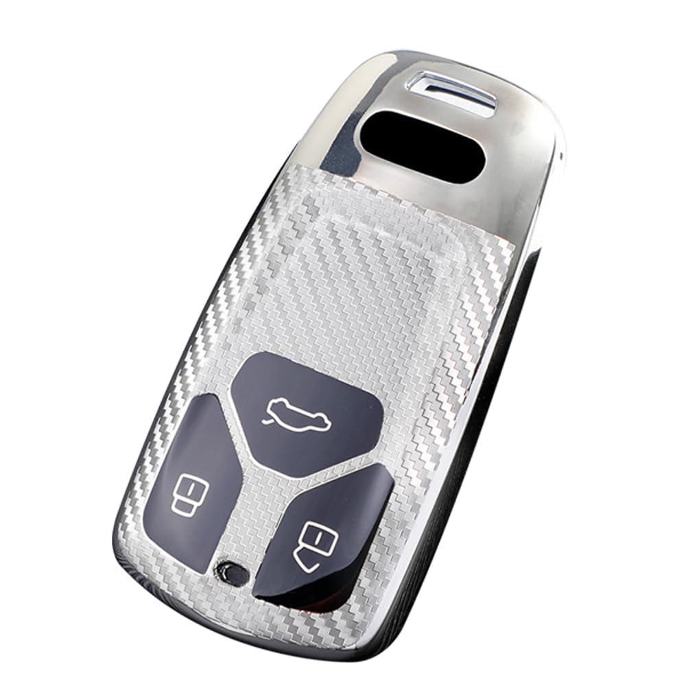 Custodia Rigida Per Chiave Auto Keyless – Blu, In ABS, Per Audi A4 A5 A6 A7 TT Q2 Q5 Q7 A8 Q8