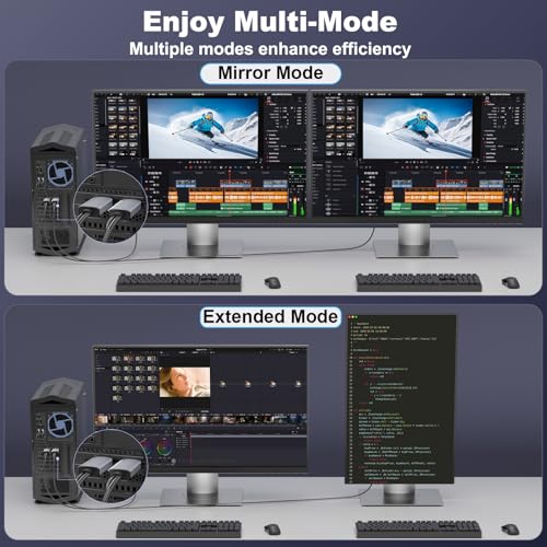 Adaptador Active HDMI a DisplayPort 4K 60Hz 1080p 120Hz miniatura 5