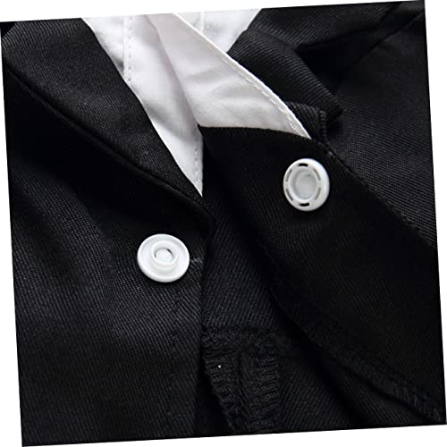 Disfraz Formal XL para Perro con Pajarita Negro miniatura 6