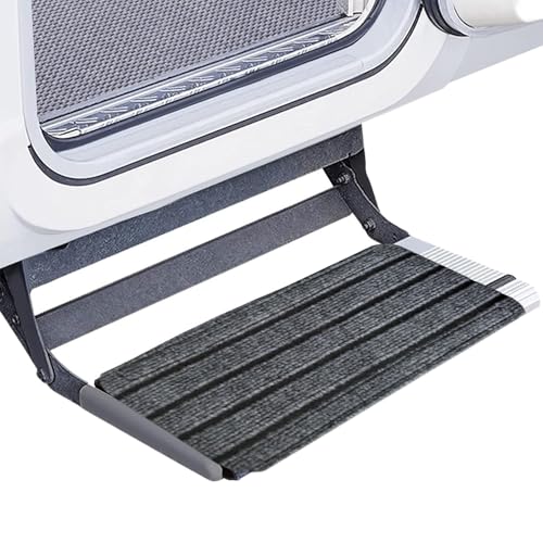 Misaakoeq Fundas para Escalones de Autocaravana - 3 Piezas de Alfombra para Escalones Exteriores | Antideslizante Impermeable para Invierno Exterior en Campers Remolques y Caravanas
