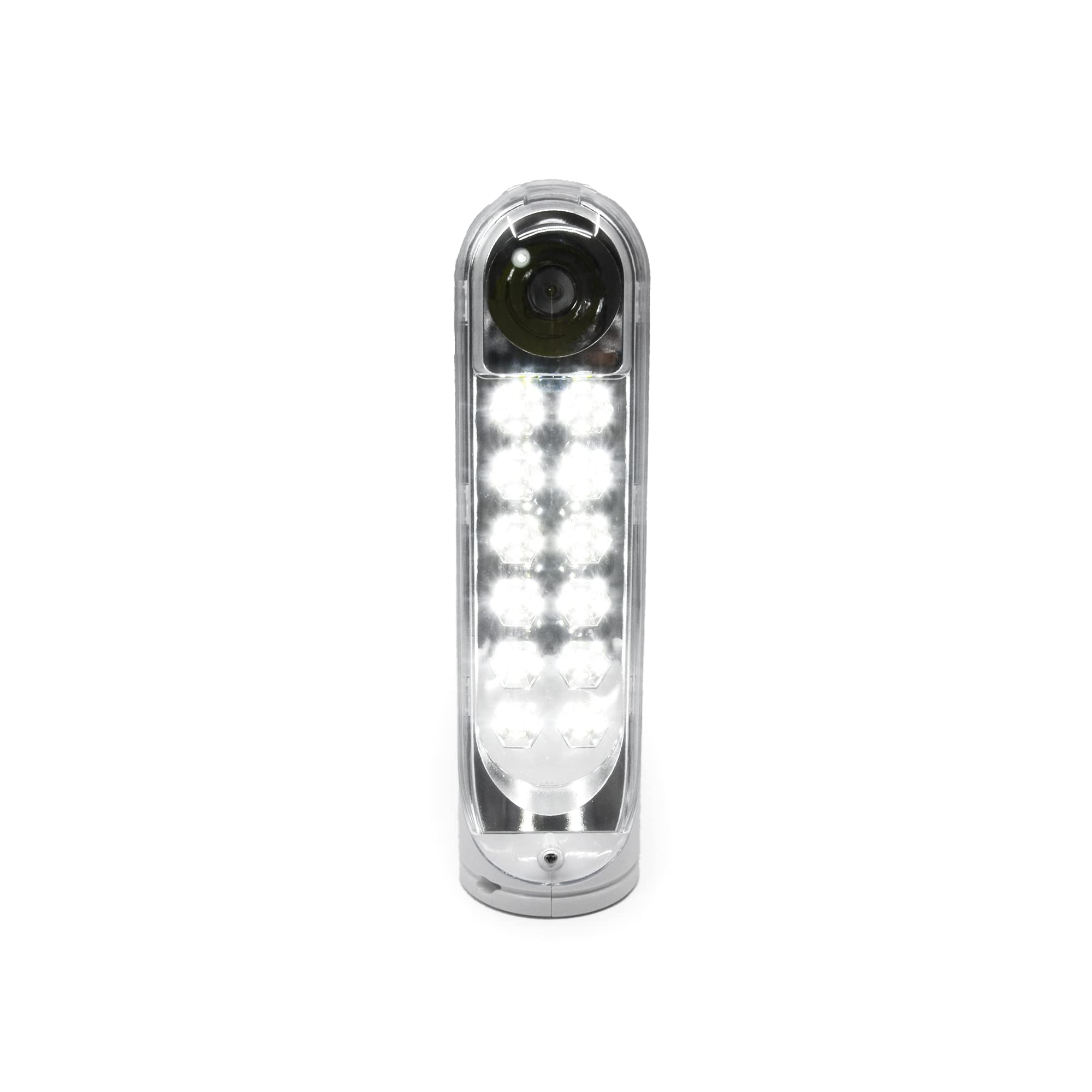 Avidsen 103622 Lampada di Emergenza Portatile con Uscita per Ricarica USB, Bianco