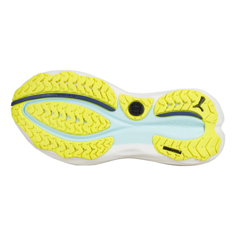 Puma Damen Foreverrun Nitro 2 Laufschuhe Stabilitätsschuh Cool Weather-Yellow Alert - Blau 41