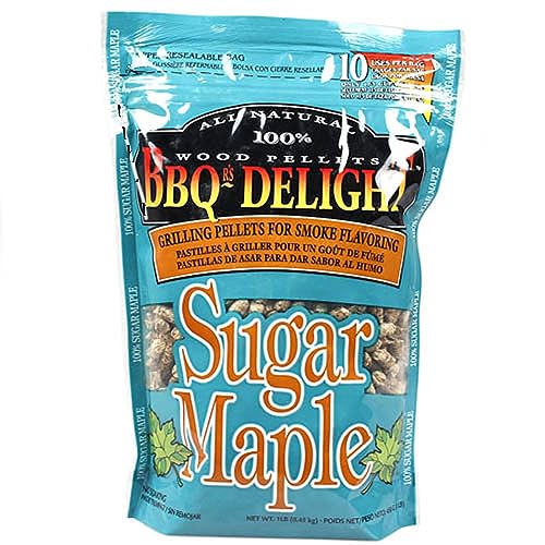 BBQ'rs Delight Sugar Maple Wood Pellets 1lb Bag