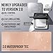CARSLAN 2.0 Black Magnet Soft Focus Powder, Waterproof Translucent Pressed Setting Powder, 24H Longlasting Talc-Free Face Powder, Oil Control Compact Makeup,04 Light Beige For Dry&Com Skin, 0.28Oz