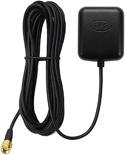 Vehicle Waterproof Active GPS Antenna with SMA Male Connector 28dB Gain, 3-5VDC Magnetic GPS Antenna