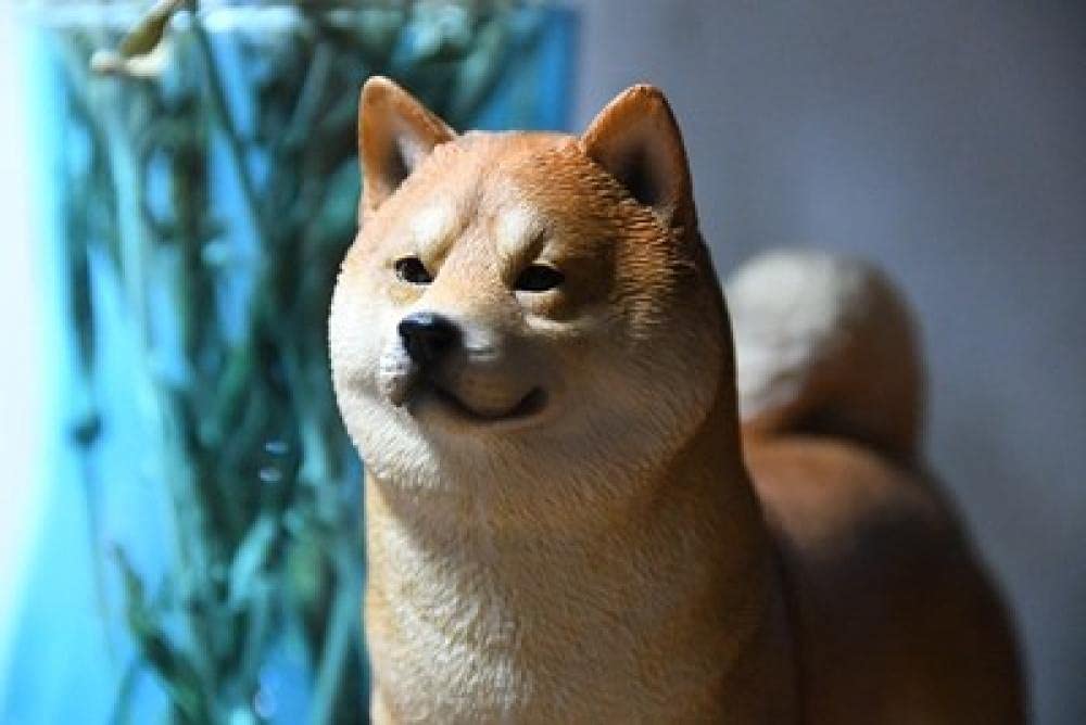 Amazon.co.jp: シミュレーション動物犬モデル立っている柴犬モデル車の