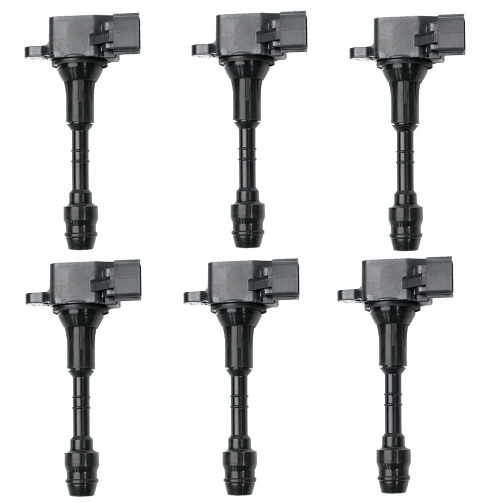 Photo 1 of Ignition Coil Pack UF349 Replacement for 2002-2009 Nissan Maxima Murano Altima Xterra Quest Frontier Pathfinder Infiniti I35 QX4 Suzuki Equator 3.5L 4.0L V6 6PCS