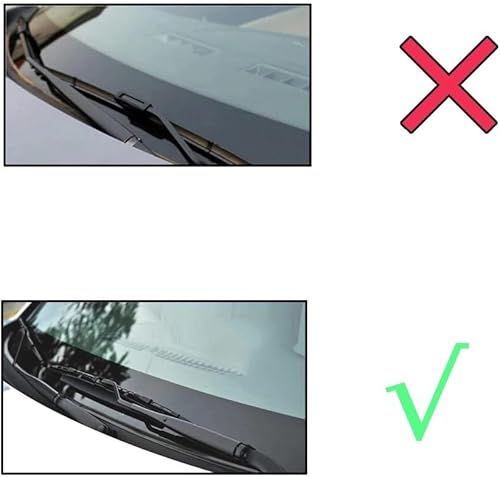 Miniatura 2 de Juego de limpiaparabrisas delantero y trasero compatible con Citroen C4 Aircross 2012-2017 limpiaparabrisas limpiaparabrisas de 24 pulgadas + 21