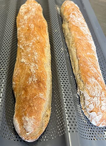 Royal Spice Französisches Baguette Backmischung 800g - Baguette Brotbackmischung für unglaublich schmackhafte & krosse, selbstgebackene Baguettes - Einfach & schnell im Handumdrehen selbst backen!