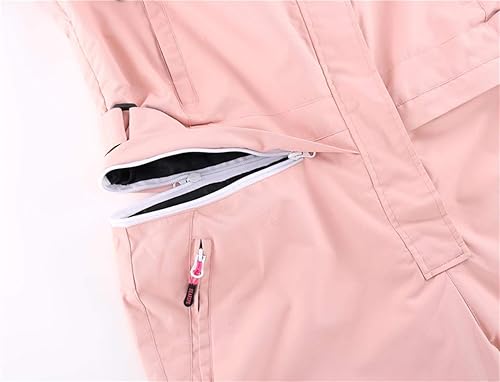 Miniatura 5 de YEEFINE Traje de esquí de una pieza para mujer, monos de nieve impermeables para invierno