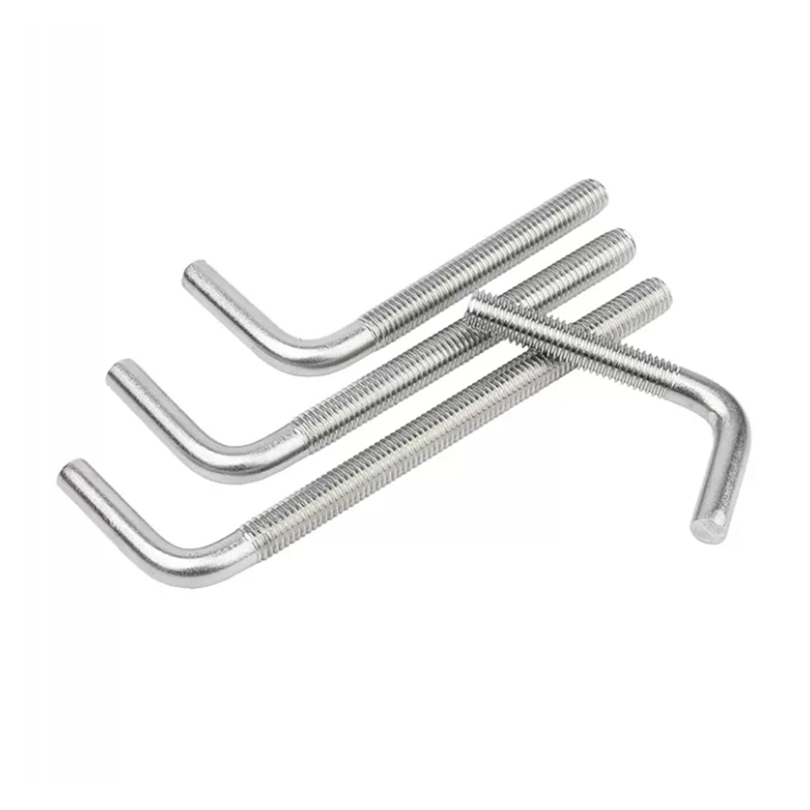 Bullone di ancoraggio ad angolo retto a forma di L in acciaio inossidabile 304 1/2/5/10 pezzi M4 M5 M6 M8 M10 M12(5pcs M6X50)