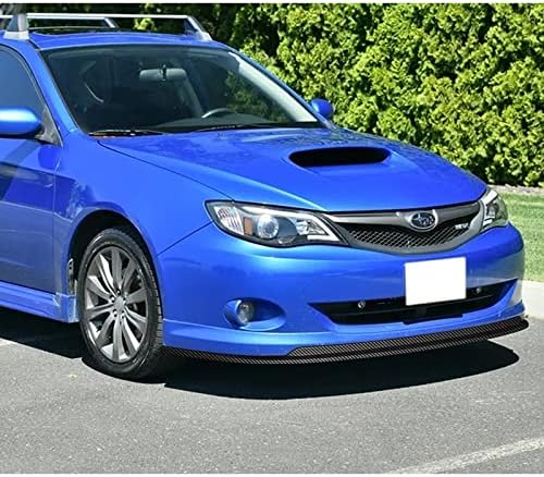 3PCS Front Bumper Lip Kit fit for compatible with 2008-2010 Subaru Impreza WRX, CS-Style Splitter Trim Protection Spoiler, Air-Dam-Chin-Diffuser (Carbon Look)