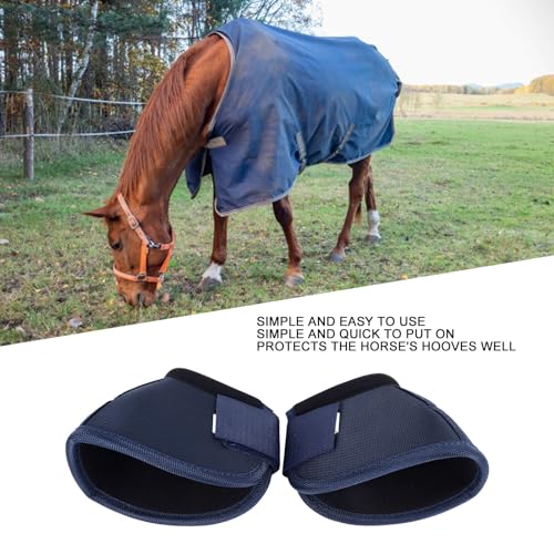 Botas de Proteção de Sino de Cavalo, Botas Respiráveis ​​de Sino de Cavalo, Pano Oxford, Fácil de Us