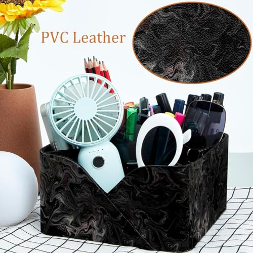 Porte-stylos rectangulaire à motif abstrait foncé pour bureau - 6