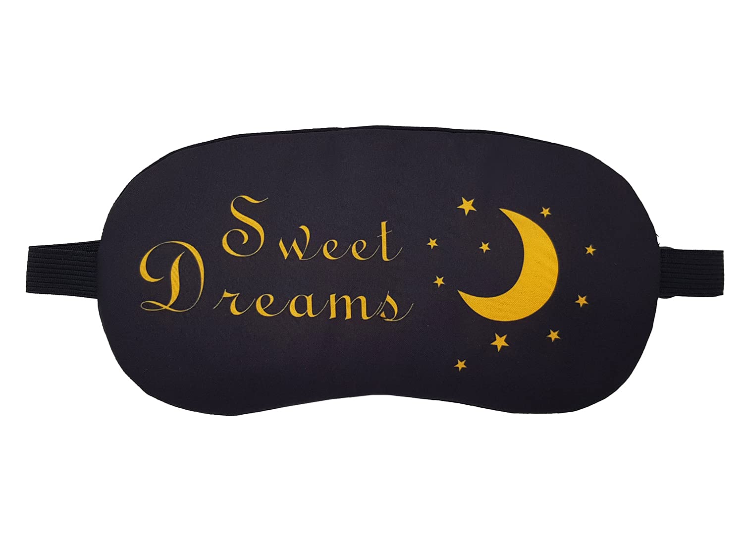 Jenna Cotton Print Cute Sleeping Eye Shade Mask Cover For Insomnia, Meditation, Puffy Eyes And Dark Circles (Black)-image-30