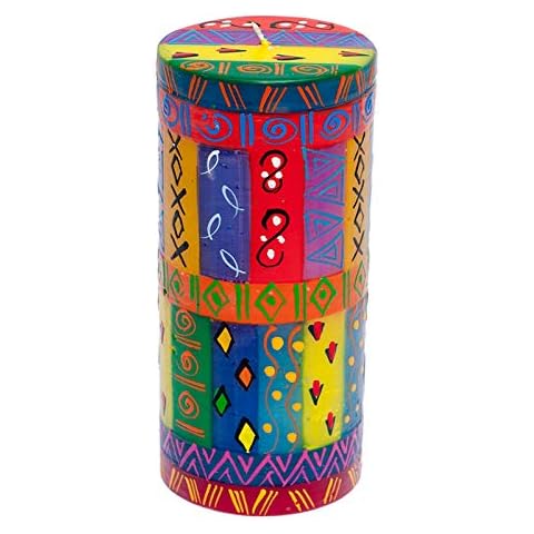 Kapula South African Hand Painted Candle Cover