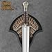United Cutlery Replica Lord of The Rings Sword of Boromir | LOTR Collectible | Certificate of Authenticity | Premium Wooden Display Plaque | Officially Licensed Lord of The Rings Merch | 39