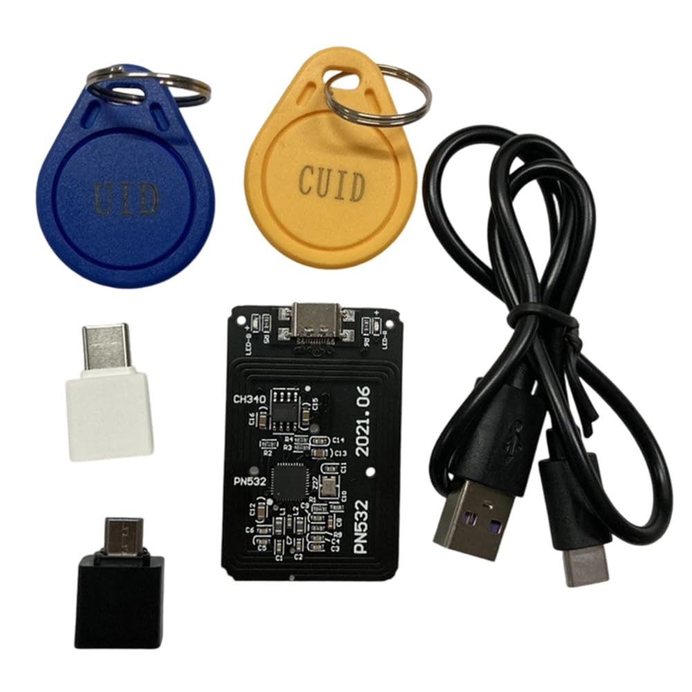 Jnchdghwa As Shown Pn532 Module Nfc Reader Writer Copier For Encrypted Ic Access Control/Elevator Card Writer Function To Bracelet/Mobile Phone
