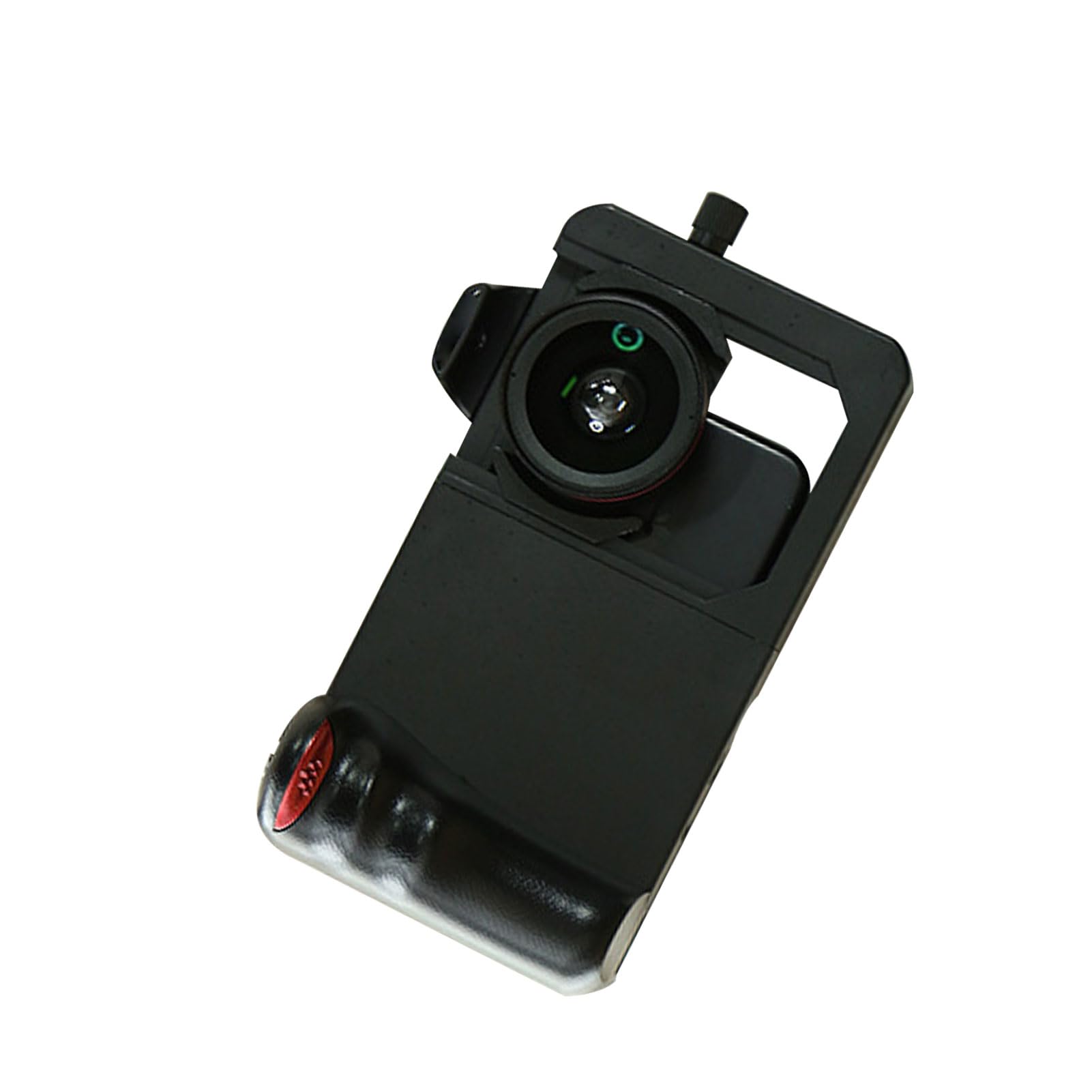 Generic Impugnatura Stabilizzatrice a Doppia Lente BT per Fotografia Portatile per Smartphone Universali, Accessorio Versatile di Produzione Video per Vlogger, 8,27 * 4,45 * 2,76 Pollici
