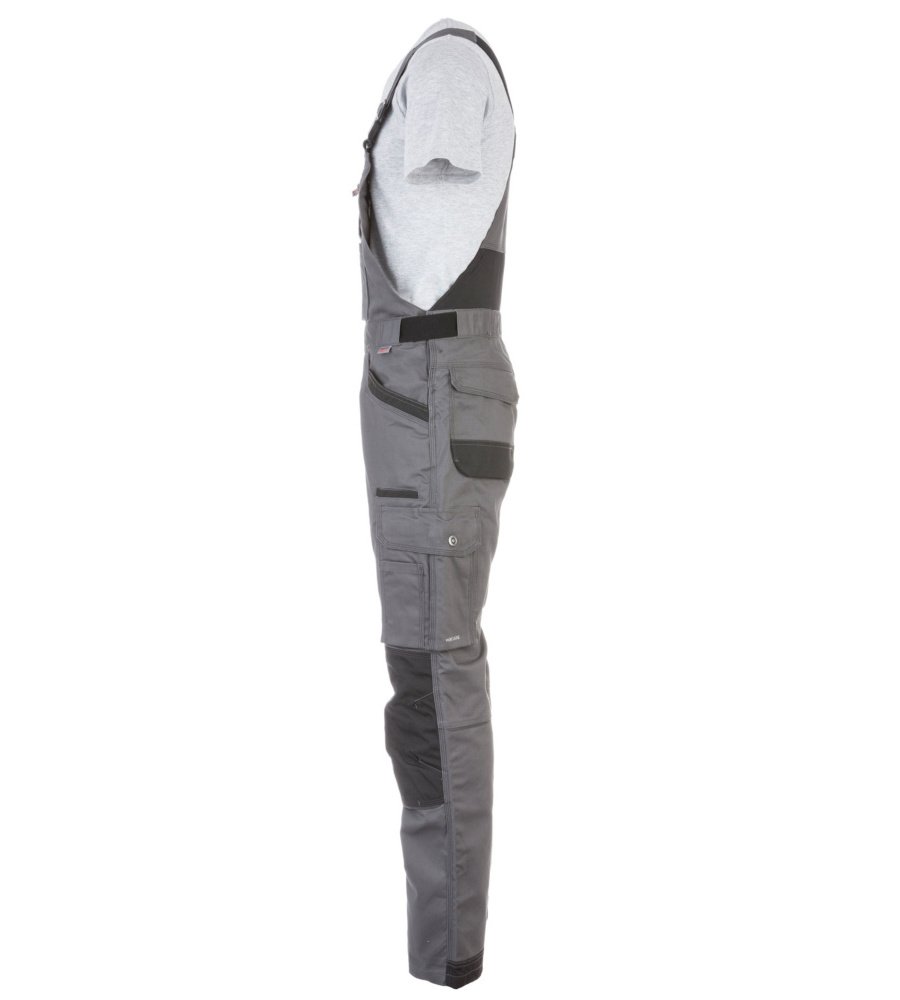 WÜRTH MODYF Arbeitslatzhose Nature - professionelle Arbeitshose für Herren - Latzhose mit Knieschutztaschen - in den Größen 24-110 in Grau und weiteren Farben