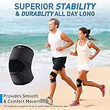 HUETIDE Patella Tendon Knee Strap,Knee Support for Women and Mens Open Patella Knee Compression,Adjustable Knee Brace for Arthritis,Runing,meniscus Tear,walking,Sports,Large - Image 3