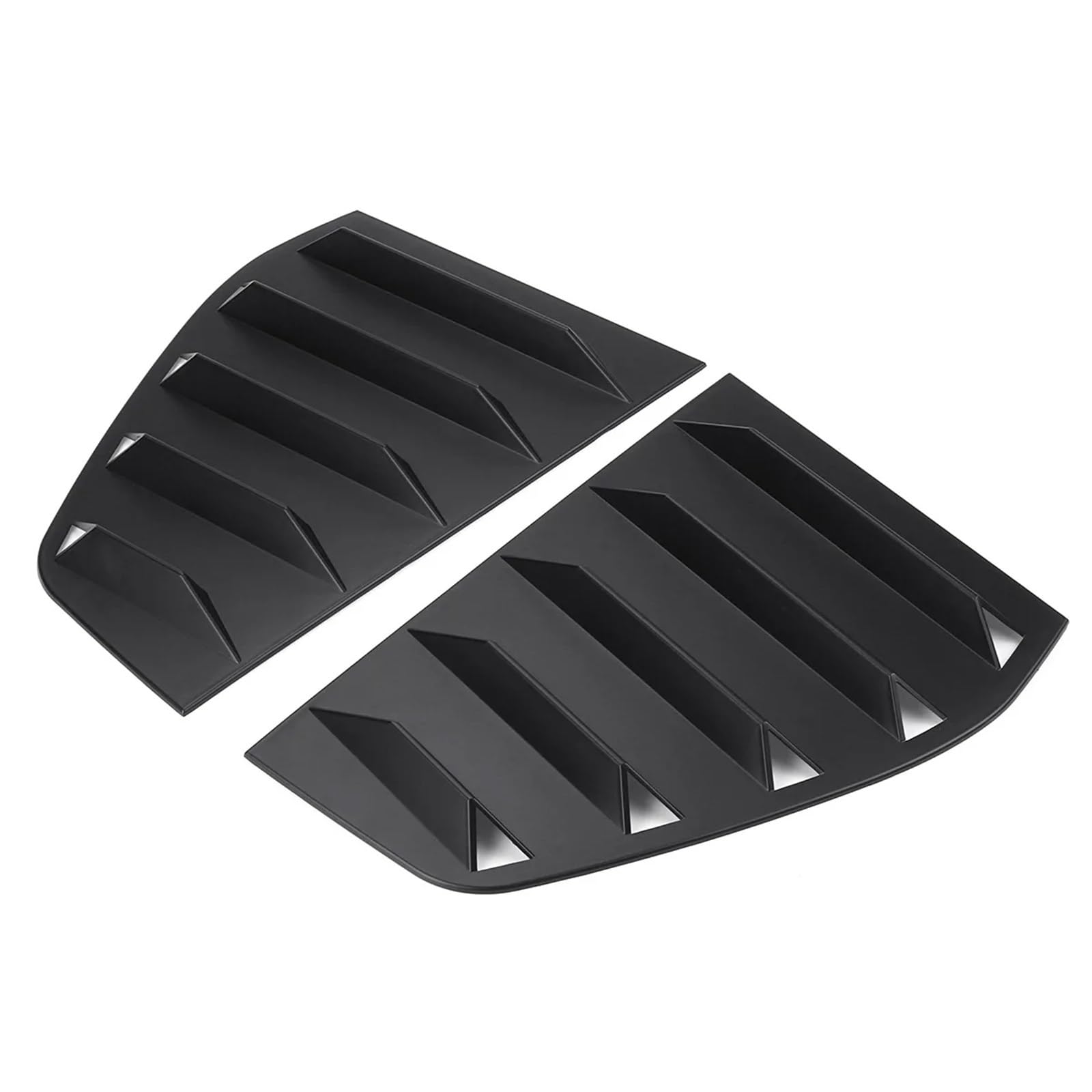 Auto Parts Window Louvers Air Cover Matte Black Compatible for VW Golf Mk6 2010-2014