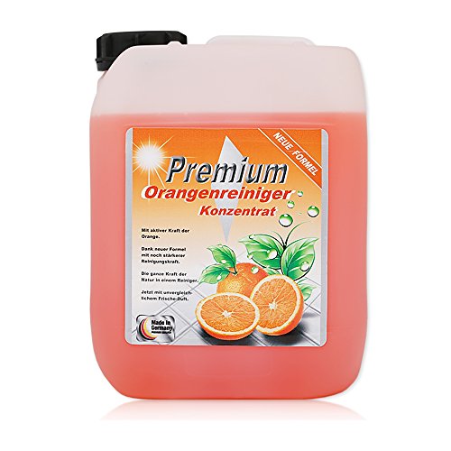 5 Liter Premium Orangenreiniger Konzentrat im Kanister, Fleckenentferner Konzentrat