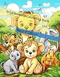  Wild Animals Colouring Book