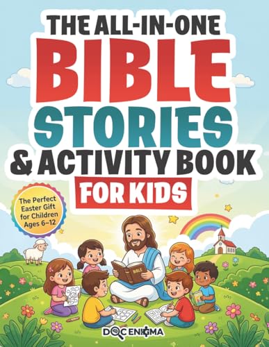 The All-In-One Bible Stories & Activity Book for Kids: 25 Interactive Stories with Games, Coloring, Puzzles, Journaling & More. The Ultimate Book for ... Ages 6-12! (Doc's Activity Books for Kids) image 2