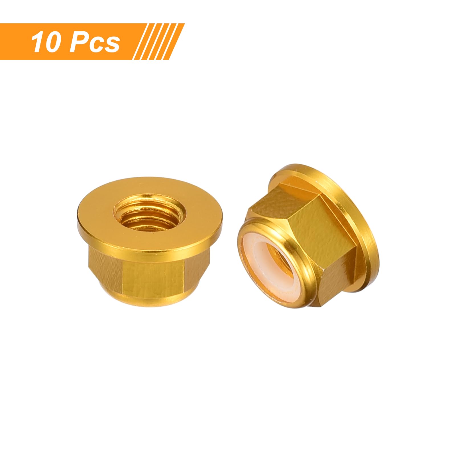 QUARKZMAN Nylon Inserto Esagonale Blockggio Dadi, 10pz - M3 X