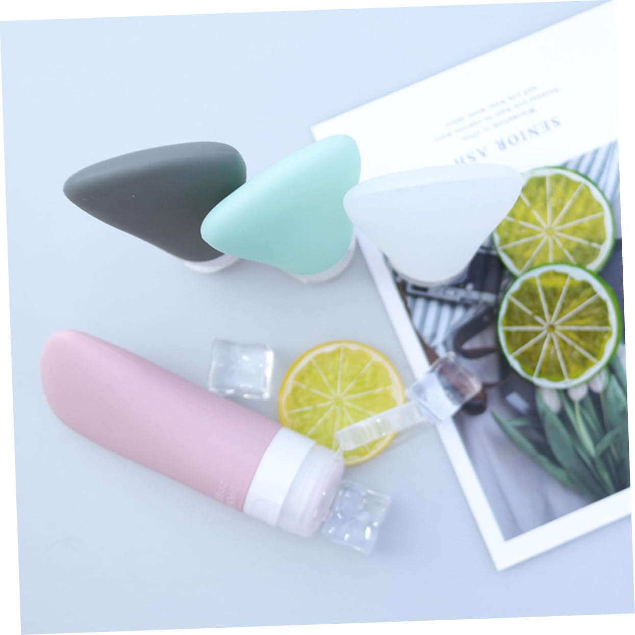 3pcs Silicone Travel Bottles for Gel Lotion Makeup Lightweight Flexible Containers for Outdoor Use Easy to Clean for Camping Travel image 5