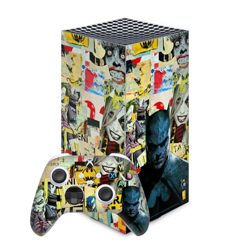 Vinyle autocollant Xbox Series X Batman DC Comics habillage haut de gamme par Head Case Designs