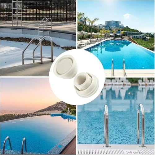 Protector de escalera para piscina de 4 piezas de goma miniatura 6