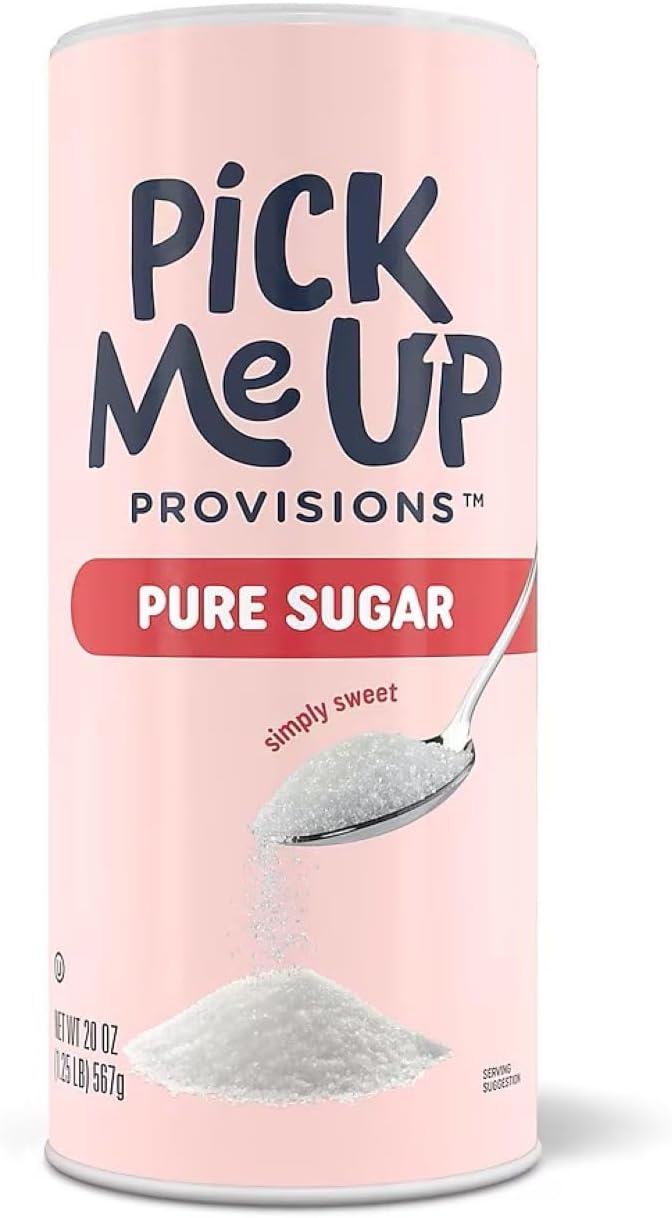 Pick Me Up Provisions White Granulated Sugar 2000 Count Pure Cane Sugar Individual Packets Coffee & Beverage Sweetener Breakroom Office