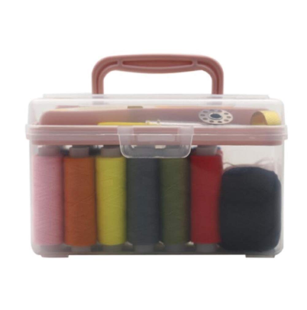 Kit De Costura, Accesorios De Suministros De Costura, Mini Costurero para Bricolaje, Adultos, Principiantes, Emergencias, Viajes, Hogar, con Tijeras, Hilo, Aguja (15 * 9.2 * 8Cm)