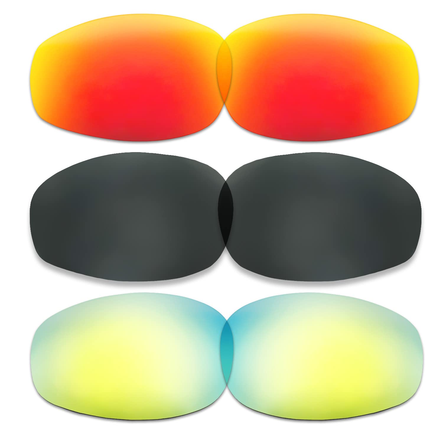 Lentilles Oakley Split Jacket réparer verres rayés pack 3 teintes - 8
