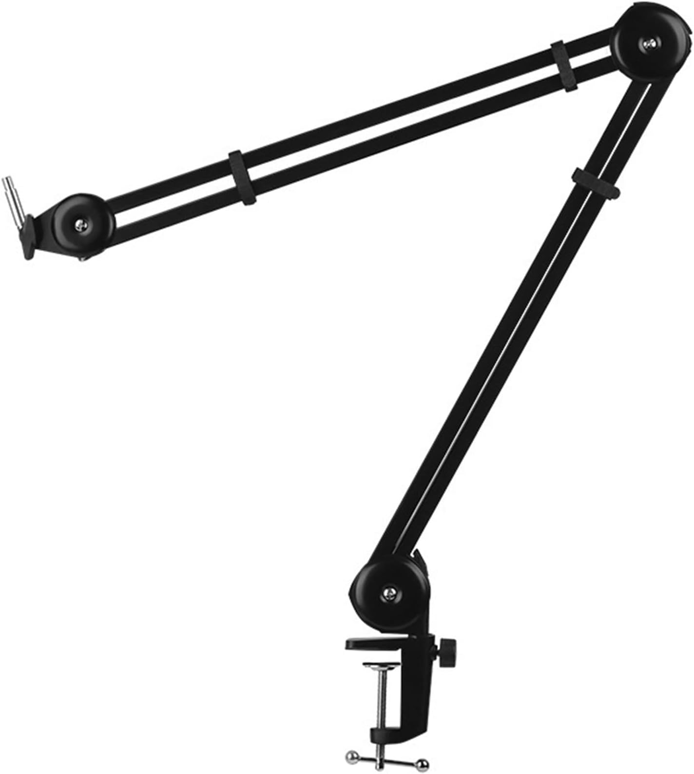 Microphone Boom Arm, Spring-Free Cantilever Bracket, Multi-Functional Microphone Desktop Live Broadcast Bracket, Very Suitable for Anchors/Recordings/Radio Stations/Broadcasting Studios