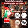 6 FT Christmas Inflatable Santa Claus Outdoor Decorations with Built-In LEDs, Blow-Up Santa for Yard Decorations, Inflatable Xmas Decorations for Christmas Indoor, Outdoor, Garden, Lawn, Winter Decor. #2