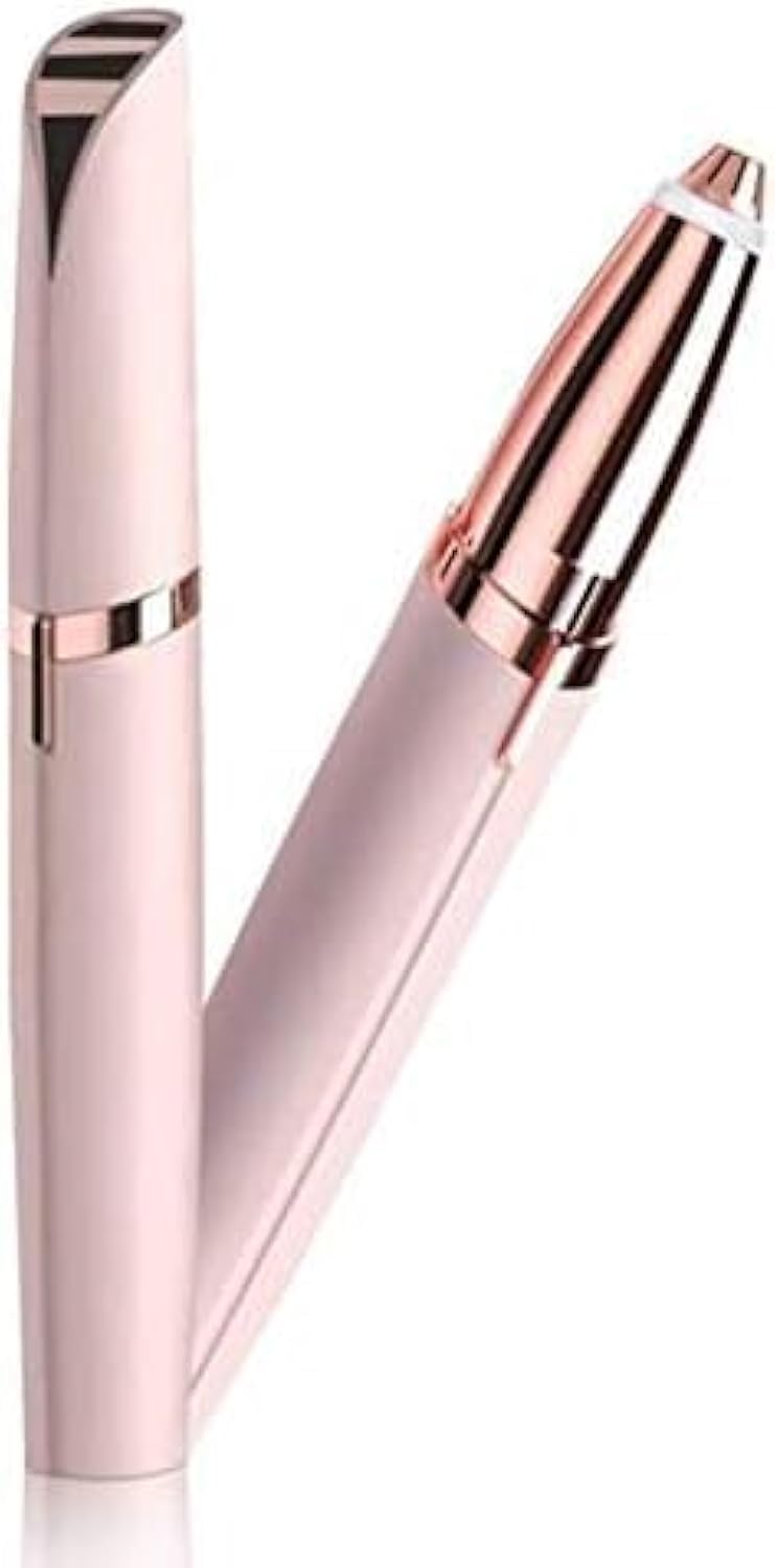 Electric Eyebrow Trimmer & Epilator with Light – Painless Hair Removal for Women, Multifunctional and Upgraded Design, Precise and Gentle for Eyebrows, Face, and Body