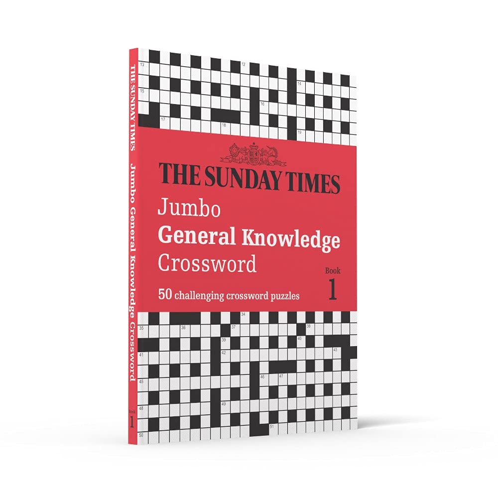The Sunday Times Jumbo General Knowledge Crossword Book 1: 50 general  knowledge crosswords : The Times Mind Games, Biddlecombe, Peter: Amazon.ca:  Books