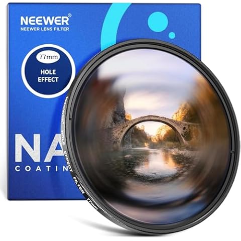 Neewer 77mm Spiral Halo Camera Lens Filter Cover