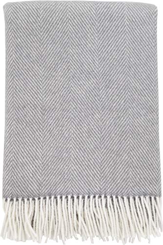 Wolldecke cawa Plaids&Co Lange Fischgrat, Ökotex 100