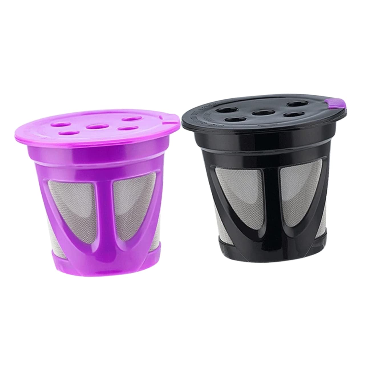 Cabilock 8piezas Filtros De Café Reutilizables De Inoxidable Accesorios Para Cafeteras De Café Compatibles Filtro De Espresso Para Sabores Exquisitos