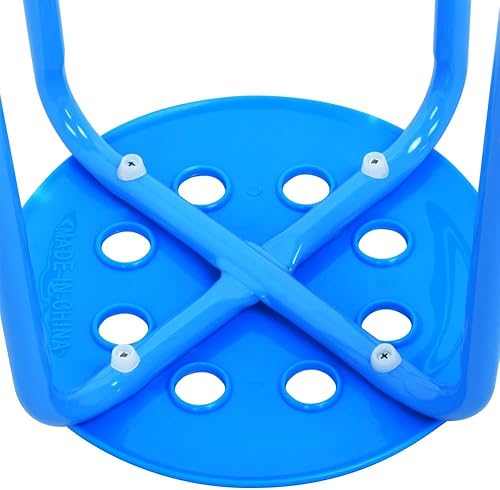 Miniatura 7 de Yaheetech 17,3" 5PCS sillas apilables industriales al aire libre interiores sillas de bar sillas coloridas