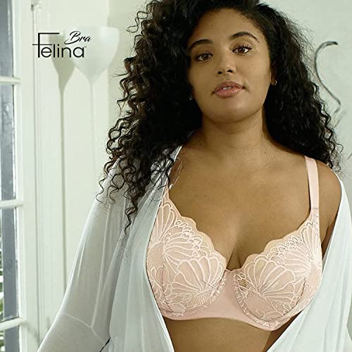 Felina Tempting Plush All Over Lace Underwire Bra - Women'S Bra, Fully Adjustable Straps, Everyday Bras For Women thumb #5